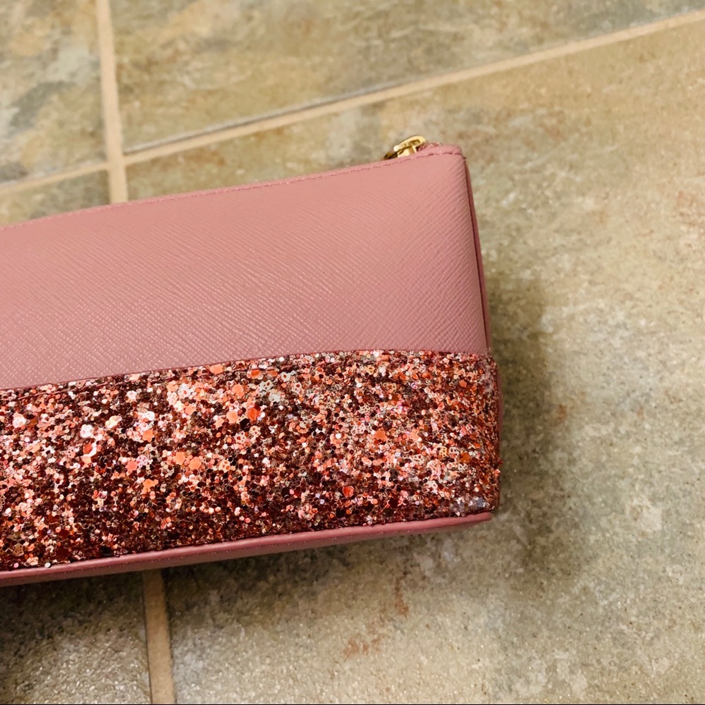 KATE SPADE LITTLE SHILOH GRETA COURT GLITTER PEONY - Picture 5 of 7